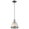 Z-Lite Mason 1 Light Mini Pendant, Chrome And Clear Seedy 719MP-CH - alternate 1